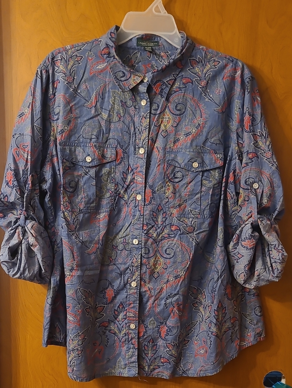 Lauren Ralph Lauren Multicolor Paisley Button-Down Shirt
